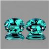 Image 1 : Natural Paraiba Green Blue Apatite Pair - FL