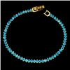 Image 1 : Natural Brzail Blue Rare Apatite Bracelet