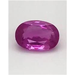 Natural Untreated Burma Pink Sapphire - Grs Certified