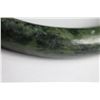 Image 1 : Natural Mottled Green jade Bangle - GIA Certified