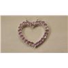 Image 1 : 7.50 CT PINK ROSE DE FRANCE AMETHYST HEART PENDANT