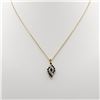 Image 1 : Stunning 1.19 Ct Sapphire Diamond Designer Pendant