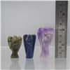 Image 2 : Amazing Natural 467 Cttw 7 Piece Healing Angel Set