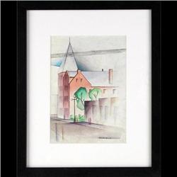 Brooks Willis, Ink & Watercolor