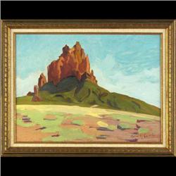 Rosa M. Curtis, Oil on Board