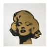 Image 1 : Steve Kaufman (1960-2010), "Marilyn, Gold" Hand Signed and Numbered Limited Edit