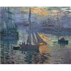 Claude Monet - Sunrise at Sea