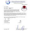 Image 4 : 3.21 ctw Ruby and 0.85 ctw Diamond 14K White Gold Ring