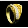 Image 4 : 0.80 ctw Diamond Ring - 14KT Yellow Gold