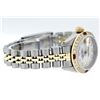 Image 6 : Rolex Ladies 2 Tone SS/YG MOP Diamond & Ruby Oyster Perpetual Datejust Wristwatc