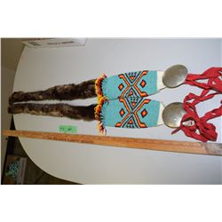 Beaded Fur Native Regalia