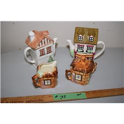 China Teapots And English Cream And Sugar