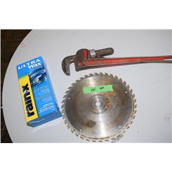 Pipe Wrench, RainX Wax