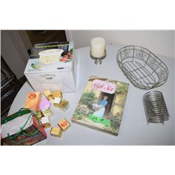 Soap Lot, Address Nos Books, Candle Etc