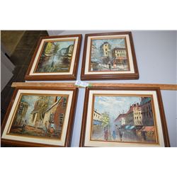 4x Murray Oil Paintings