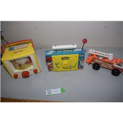 3x 1960's Fisher Price Toy (Working)