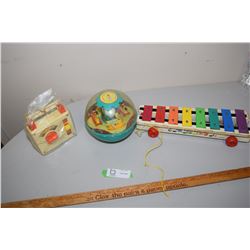 3x 1960's Fisher Price Toy (Working)