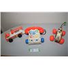 Image 1 : 3x 1960's Fisher Price Toy (Working)