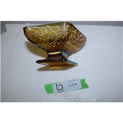 Carnival Glass Bowl (Pedestal)
