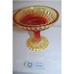 Pressed Glass Candy Dish