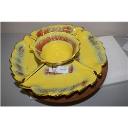 California Pottery 1940's Lazy Susan #814