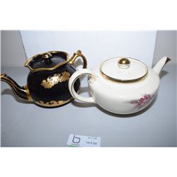 Arthur Wood Teapot (Damaged) Sudlow Teapot (Crack Lid)