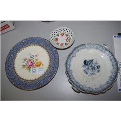 Royal Winton And Antique Plate, Bavaria Bowl