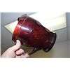 Image 3 : Cranberry Glass Pitcher