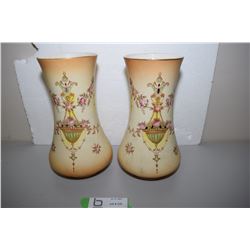 Crown Devon 9" Vases