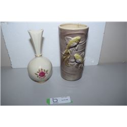 Royal Copley (Damaged) And Lenox Vase