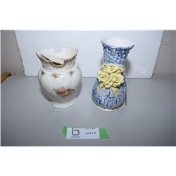 DBE Vase And Meakin Piece From Pitcher/Bowl Set