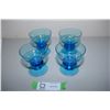 Image 1 : 4 Blue Uranium Glasses