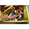 Image 2 : Box Of Electrical Cords/Power Bars