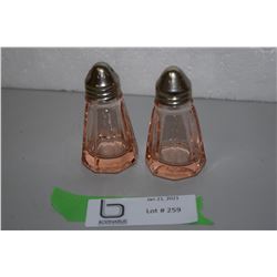 Anchor Hocking Pink Depression S & P