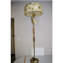 Antique Floor Lamp (Fiberglass Shades)