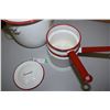 Image 2 : Red & White Enamelware