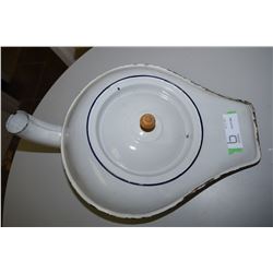 Enamelware Bedpan