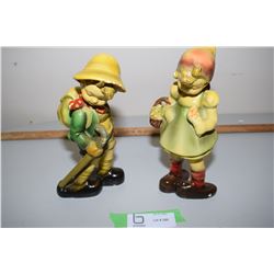 Antique Chalk Ware (Damaged)