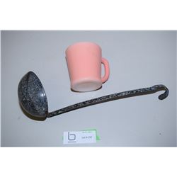 Fire King Mug (Pink) Graniteware Set