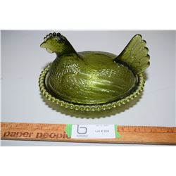 Chicken On A Nest (Green)