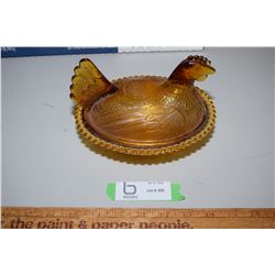 Chicken On A Nest (Amber)