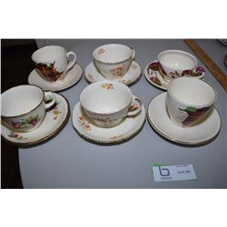6x Cup & Saucers Lot