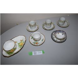 Demitasse x5 & Royal Albert Tea Rose