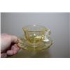 Image 2 : Foster Glass Co. Baroque Cup & Saucer