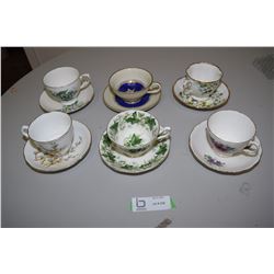Teacup & Saucers x6 Lot