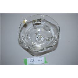 Crystal 3 Feet Bowl New