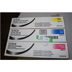New Xerox Toner 3 Colors