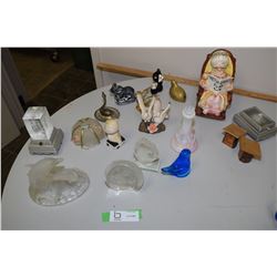 Glass, Brass, Pottery, Etched Glass