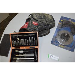 Exacto Knife, Ball Glove, Antennae Mount