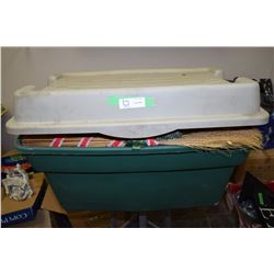 Tote Full Of Christmas Decorations